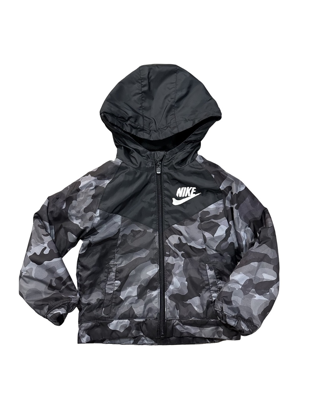 Black/Gray Camo Nike Jacket Toddler Size 3T